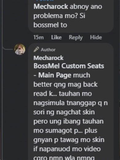 Customer Service Issues at BossMel Custom Seats