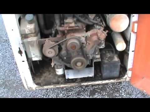 Bobcat 843 Skid Steer Loader For Parts Isuzu Diesel Good Motor For Parts Mark Supply Co