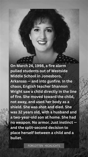 She Saw a Student in the Line of Fire. She Stepped in Front of It. She Did Not Hesitate.