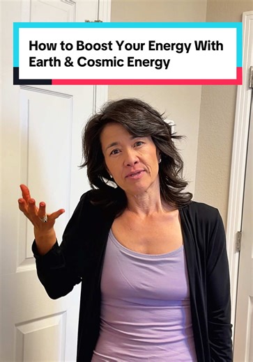 Give yourself an energy boost by tapping into Earth and cosmic energy! This is how I give myself more energy, move stagnant energy, and feel more balanced. With my intention I connect myself to the flow of cosmic energy from the ether, also known as the heavens. Cosmic energy will flush and rejuvenate the upper chakras, while helping you to feel in tune with the expansive energy of the universe. After, I connect to the flow of Earth energy from the planet. Earth energy is grounding, feels suppor