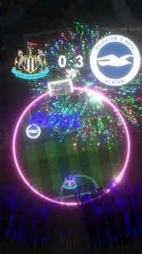 NEWCASTLE vs BRIGHTON🤯#footballmarbles #footballedit #neonarcade #newcastle #brighton