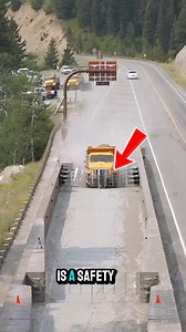 1.1K views | Runaway Truck Emergency Braking System Prevent disaster...