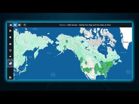 How to View Your Map and Data Side by Side in Maptive IQ (Split Screen Tutorial)