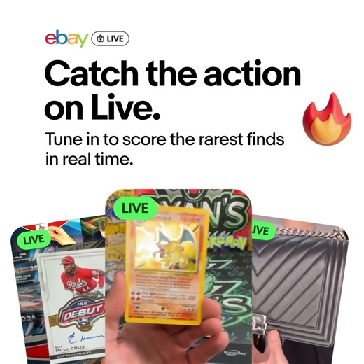 Tap in to real time auctions with eBay Live. Chat with our expert sellers, discover rare grails, and level up your collection in just a few clicks. | eBay