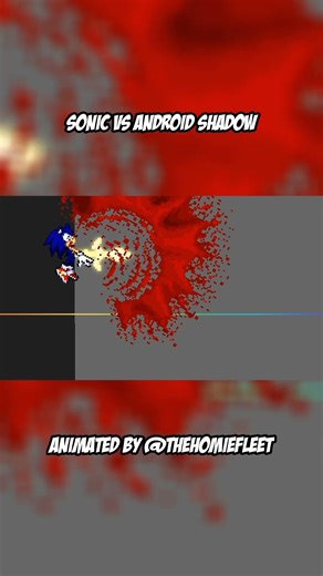 Sonic vs android shadow #animation #sonic #fypシ゚viral #shorts
