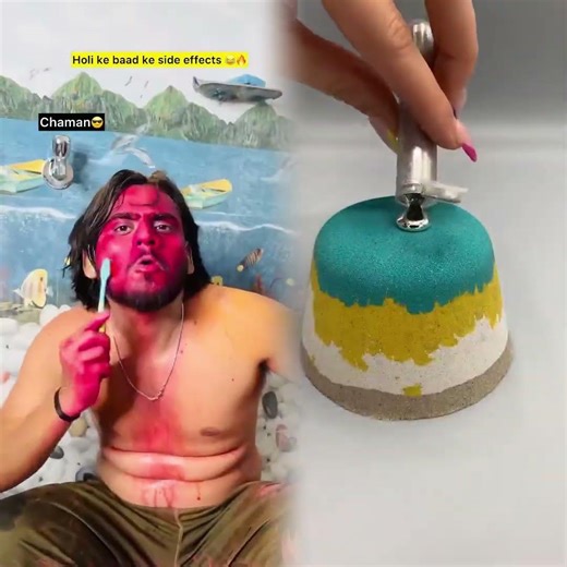 Holi ke baad ke side effects 😂🔥 indian family #shorts #indian #chaman #relatable #holi #shorts#POV