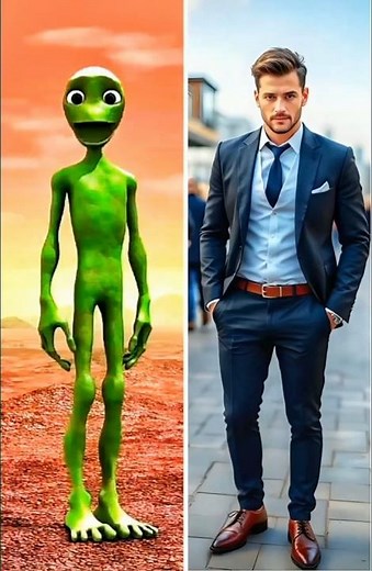 Dame Tu Cosita Green Alien Popoy & Finance Minister Jack Tummy Turn Into 😱 #shorts #dametucosita