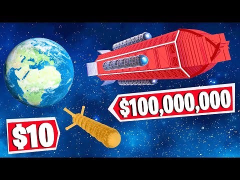Fortnite BUILD a Custom ROCKET SHIP Challenge! (Fortnite Creative)