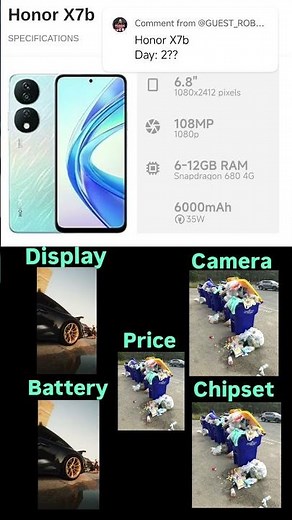 Honor X7b Review #smartphone