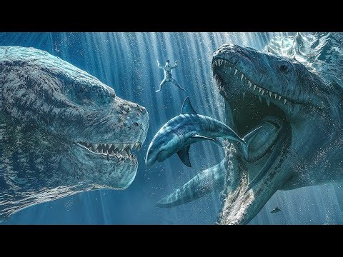 Godzilla vs Megalodon vs Mosasaurus Battles by Dazzling Divine