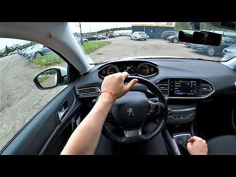 2018 Peugeot 308 Active 1.6l 120HP - POV Test Drive & Fuel consumption check