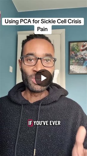 If you can get a PCA machine set up correctly for you in a sickle cell pain crisis, all of your troubles will disappear. Do you find having a PCA machine helpful when you re in hospital? | Dr Lewis Thomas