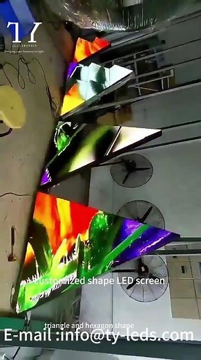 LED Triangle Display Setup Demo | Brightness & Viewing Angle Test