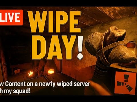 🔥 Rust LIVE Wipe Day – Fresh Start on a New Server! 🔨🐴