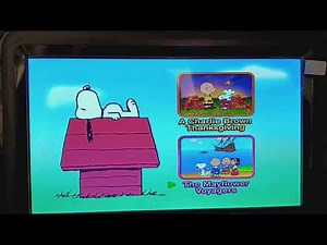 A Charlie Brown Thanksgiving 2000 DVD Menu Walkthrough