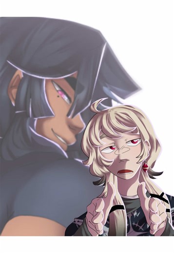 Lived his life as an Alpha only for some cocky ass narcissist to undo it😭 What's the process of an Alpha getting turned into an Omega called GO! The Omegaverse AU was supposed to be a joke🥀 Hehe Vesper (light hair) belongs to @bachira’s $50 BBL 🫱(‿¤‿)🫲 Micah (dark hair) belongs to me. Micah and Vesper are essentially if a narcissist and sociopath fell in love. #animation #animationtrend #omegaverse #ocs #alightmotionedit