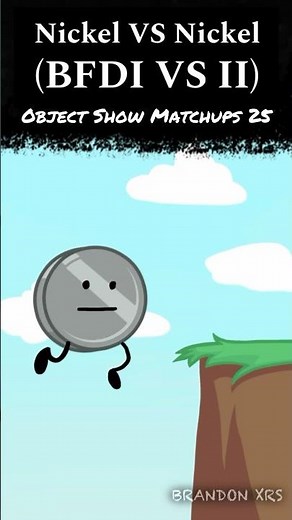 Nickel VS Nickel (BFDI VS II) - Object Show Matchups 25 #shorts