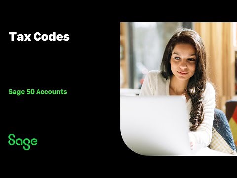 Sage 50 Accounts (UK) - VAT - Understanding Tax Codes