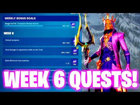 How To Complete Week 6 Quests in Fortnite - All Week 6 Challenges Fortnite Chapter 5 Season 2