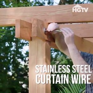 1.6M views · 7.1K reactions | Add privacy to your patio, balcony or pergola with this breezy DIY.  More easy privacy options for your outdoor spaces >> https://hg.tv/2SNON6W ️‍♀️ | HGTV | Facebook