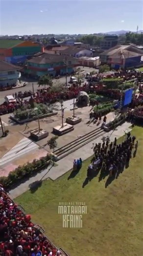 Jalan Salib Hidup di Kota Ruteng mengenang sengsara Yesus Kristus#jalansalib#salibkristus