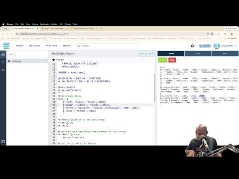 CDP: Codex, Python - Multi-Dimensional Arrays