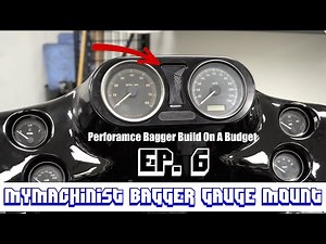 how to build a performance road glide on a budget [P6] my machinist gage relocation kit