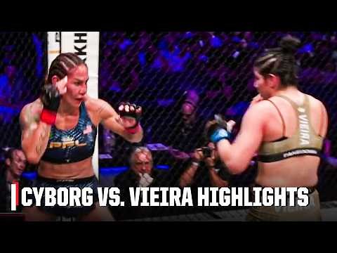 PFL Tampa: Cris Cyborg vs. Ketlen Vieira HIGHLIGHTS | ESPN MMA