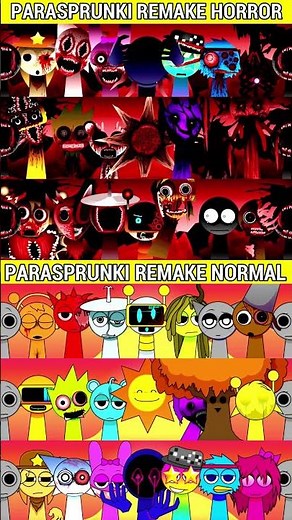 Parasprunki Remake Horror VS Normal *FULL VERSION*