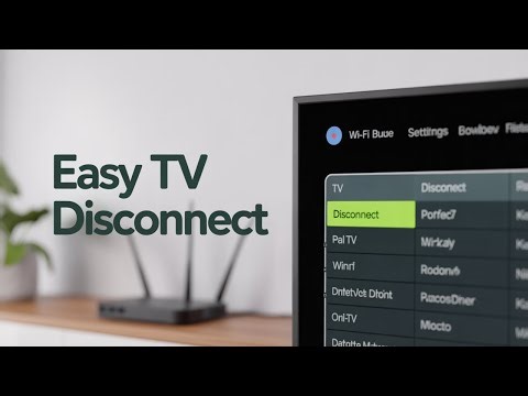 How to Remove Smart TV Devices from Wi-Fi - Step by Step