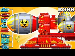 Tank Showdown MEGA DORA NUCLEAR TANK vs The WORLD'S BEST Cartoon Tanks