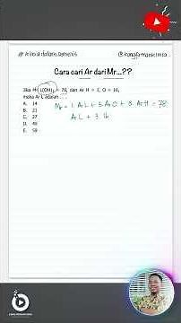How to Calculate Ar If Mr is Known