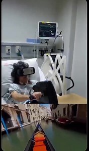Virtual reality has been proven to be useful in many medical domains. One neglected use case has been patients in the intensive care unit using VR glasses. Even though, the evidence has been growing about how it can help patients ease the trauma of waking up in an ICU, help their recovery, or even help young patients to visit magical worlds while staying at the hospital. This video shows examples of those. | The Medical Futurist