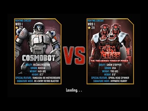 Real Steel FINAL WRB I Cosmobot VS Twin Cities (champion) NEW UPDATE (Живая Сталь)