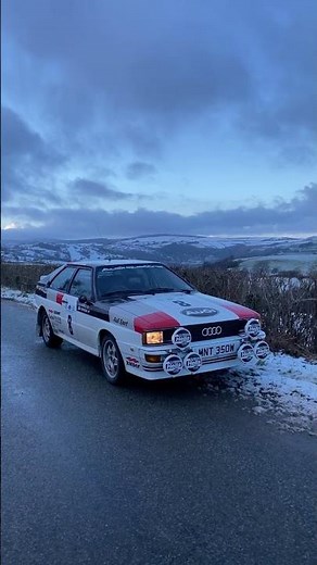 Audi Quattro in the Snow