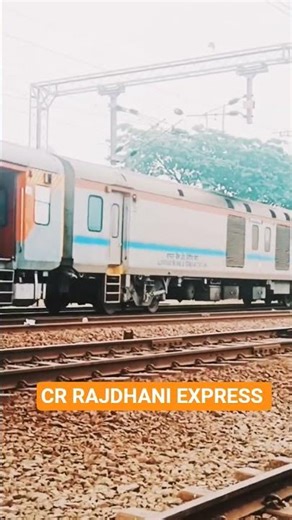CR RAJDHANI EXPRESS TRAIN || Flat 130+ KMPH Speed #rajdhaniexpress #crrajdhani #highspeedtrain #king