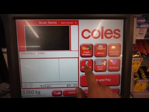 Australia, How to Recharge your phone at Coles