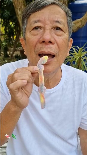 🍬🦎🐛 Challenge Candy Lizard, Worm, Umbrella 🍭☂️💖 Mom Xi Muoi S235 #shorts