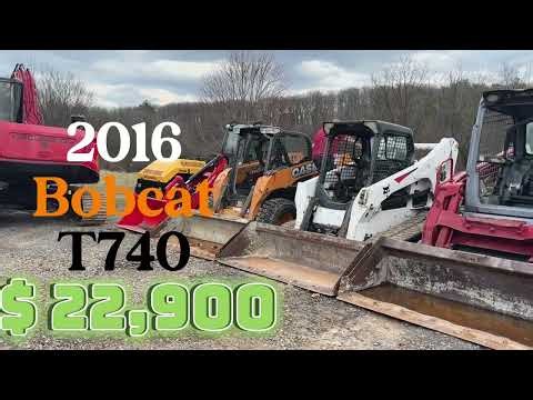 2016 bobcat t740 Skid Steer Walkthrough