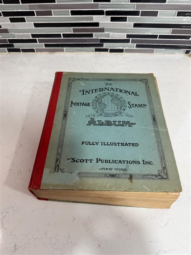 Scott International Junior Postage Stamp Album 1921. With Hundreds of Antique Stamps From US and Around the Globe. - Etsy