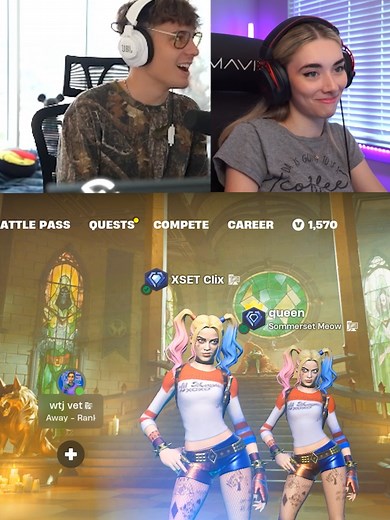 Clix and Sommerset Fortnite Skin Reveal Reaction
