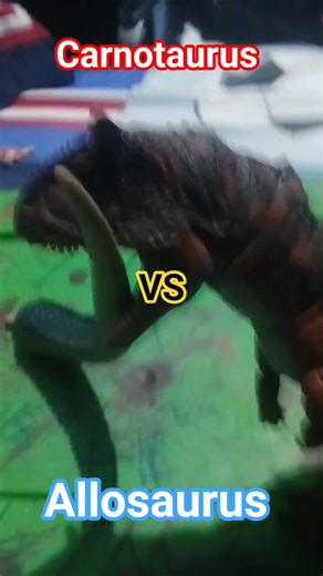 Carnotaurus VS Allosaurus (Remake)