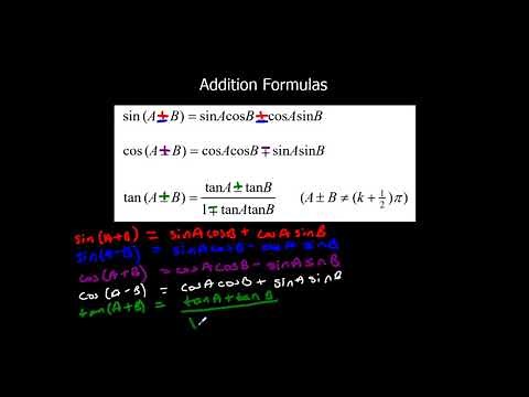 The Addition Formulas