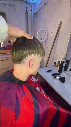 Creative Burst Fade Hairstyles for Kids