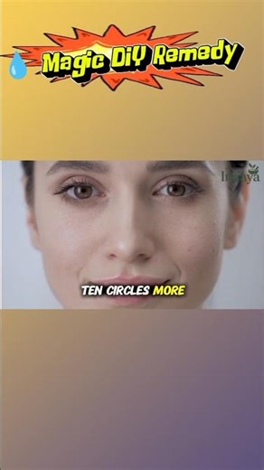 ✨ Magic DIY Remedy | Remove Dark Circles Naturally 👀🌿#shorts