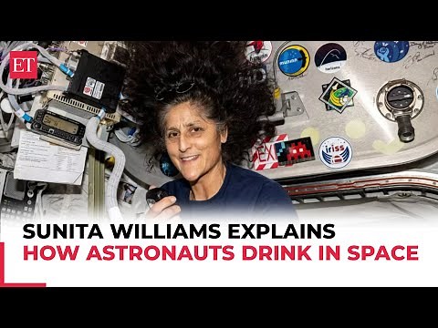 Viral Video | Sunita Williams teaches students how astronauts drink liquids in space's zero gravity