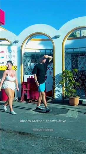 One of Greece’s Most Historic Towns 🇬🇷 | Driving to Old Town Rhodes #shorts