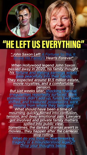 "John Saxon Left A Fortune So Big, It Broke His Family's Hearts Forever"