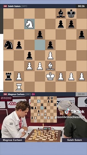 Magnus Carlsen vs Salem Saleh World Blitz 2025 game
