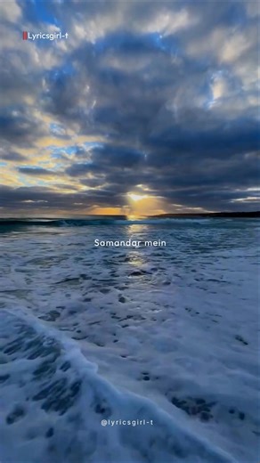 Samandar Main Kinara Tu | Shreya Ghoshal & Jubin Nautiyal | Lyricsgirl-t | #song #shorts #lyrics